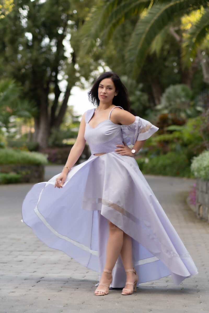 Vestido lila